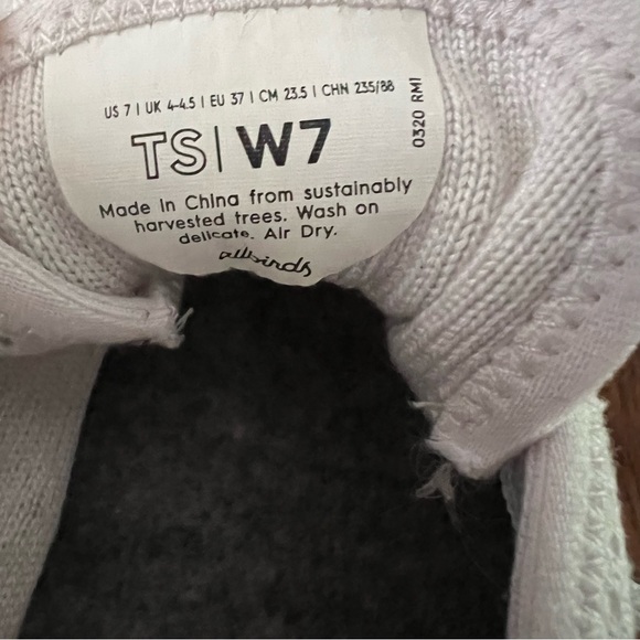 Allbirds Women’s Tree Skippers in Kaikoura White Size 7 - Picture 13 of 14